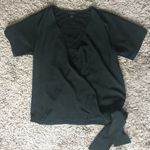 Ann Taylor Wrap Tie Top